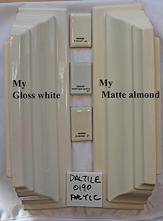 glosswhite matte almond crowns